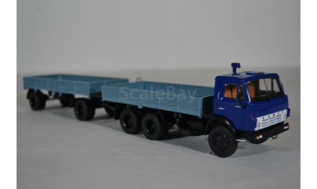КАМАЗ-5320 с прицепом ГКБ-8350, масштабная модель, ПАО КАМАЗ, 1:43, 1/43