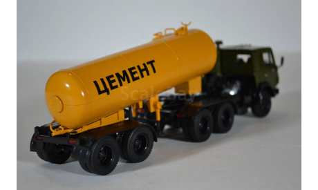 КАМАЗ-54112 с полуприцепом-цементовозом ТЦ-11, масштабная модель, ПАО КАМАЗ, scale43
