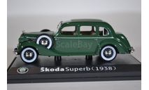 Skoda Superb 913 1938 Dark Green, масштабная модель, Škoda, Abrex, 1:43, 1/43