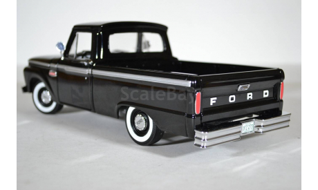 Ford F-100 Custom Cab Pickup - Raven Black (Sunstar 1273 1965), масштабная модель, scale18