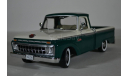 Ford F-100 Custom Cab Pickup 1966 - Wimbledon White  Holly Green, масштабная модель, Sunstar, 1:18, 1/18