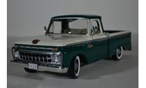 Ford F-100 Custom Cab Pickup 1966 - Wimbledon White  Holly Green, масштабная модель, Sunstar, scale18