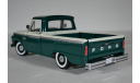 Ford F-100 Custom Cab Pickup 1966 - Wimbledon White  Holly Green, масштабная модель, Sunstar, 1:18, 1/18