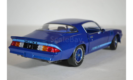 CHEVROLET Camaro Z28 1979 темно-синий мет, масштабная модель, Greenlight Collectibles, 1:18, 1/18