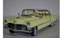 CADILLAC Fleetwood Series 60 1955 желтый с белой крышей, масштабная модель, Greenlight Collectibles, scale18