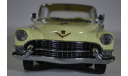 CADILLAC Fleetwood Series 60 1955 желтый с белой крышей, масштабная модель, Greenlight Collectibles, scale18