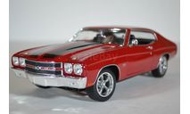 GreenLight 12945 CHEVROLET Chevelle SS 1970 Fast & Furious (из кф Форсаж IV) красный, масштабная модель, Greenlight Collectibles, 1:18, 1/18