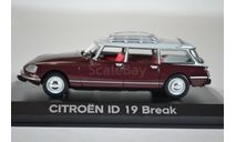 CITROEN ID19 Break 1968 Dark Red, масштабная модель, Citroën, Norev, scale43