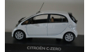 Citroen C-ZERO 2010 white pearl, масштабная модель, Citroën, Norev, 1:43, 1/43