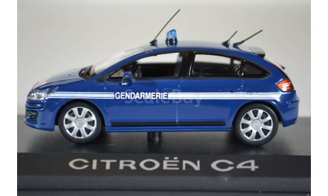 Citroen C4 2009 (рестайлинг) « Gendarmerie », масштабная модель, Citroën, Norev, 1:43, 1/43