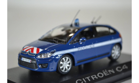 Citroen C4 2009 (рестайлинг) « Gendarmerie », масштабная модель, Citroën, Norev, 1:43, 1/43