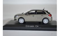 CITROËN C4 (рестайлинг) 2015 серый, масштабная модель, Norev, 1:43, 1/43