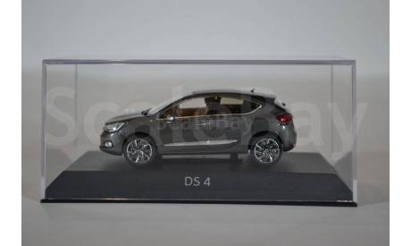Citroen DS4 (рестайлинг) 2015 серый черный, масштабная модель, Citroën, Norev, scale43