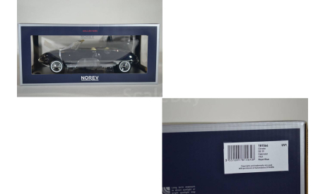 Citroen DS19 Cabriolet 1961 Royal Blue синий, масштабная модель, Citroën, Norev, scale18
