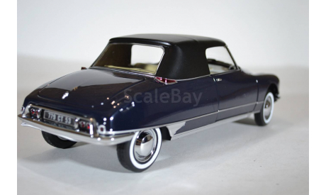 Citroen DS19 Cabriolet 1961 Royal Blue синий, масштабная модель, Citroën, Norev, scale18