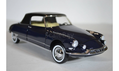 Citroen DS19 Cabriolet 1961 Royal Blue синий, масштабная модель, Citroën, Norev, scale18