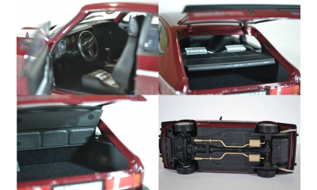 Ford Capri Mk.III 2.8 Injection 1982 красный, масштабная модель, Norev, scale18