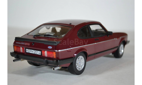 Ford Capri Mk.III 2.8 Injection 1982 красный, масштабная модель, Norev, scale18