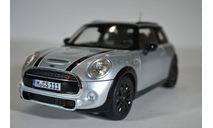 Mini Cooper S 2015 Silver MetallicBlack серебристыйчерный, масштабная модель, Norev, scale18