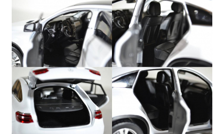 Mercedes-Benz GLE Coupé (C292) 2015 White Metallic белый мет, масштабная модель, Norev, scale18