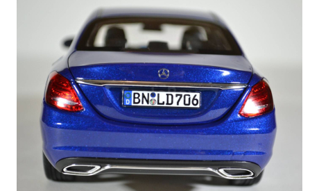 Mercedes-Benz C-Klasse Avantgarde (W205) 2014 Blue Metallic синий мет, масштабная модель, Norev, scale18