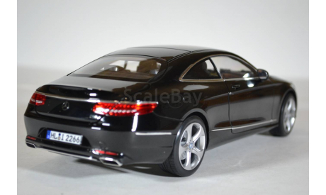 MERCEDES-BENZ S-Class Coupé (C217) 2014 черный, масштабная модель, Norev, scale18
