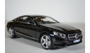 MERCEDES-BENZ S-Class Coupé (C217) 2014 черный, масштабная модель, Norev, scale18