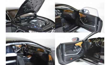 MERCEDES-BENZ S-Class Coupé (C217) 2014 черный, масштабная модель, Norev, scale18