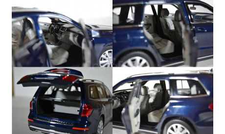 MERCEDES-BENZ GL500 (Х166) 2012 темно-синий (Norev 183485), масштабная модель, 1:18, 1/18