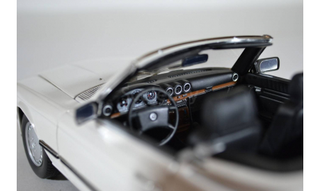 MERCEDES-BENZ 300SL (R107) 1986 белый, масштабная модель, Norev, 1:18, 1/18