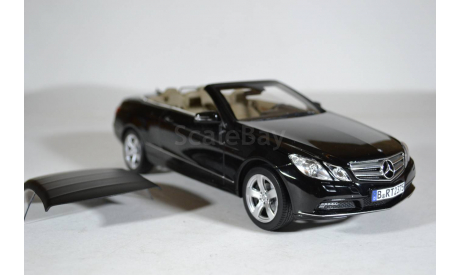 MERCEDES-BENZ E500 Cabriolet (A207) 2010 черный, масштабная модель, Norev, scale18