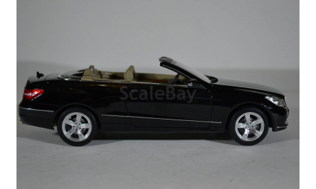 MERCEDES-BENZ E500 Cabriolet (A207) 2010 черный, масштабная модель, Norev, scale18