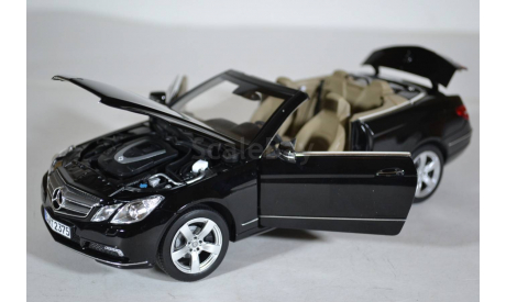 MERCEDES-BENZ E500 Cabriolet (A207) 2010 черный, масштабная модель, Norev, scale18