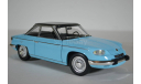 Panhard 24CT 1964 Tolede BlueBlack (синий с черным), масштабная модель, Norev, scale18