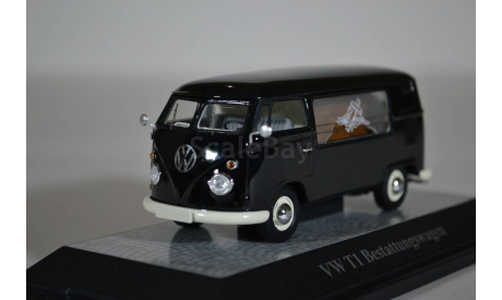 VOLKSWAGEN T1 Hearse (катафалк) 1960 Black, масштабная модель, Premium Classixxs, 1:43, 1/43