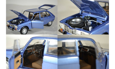 RENAULT 16 1968 синий мет (Norev 185132), масштабная модель, 1:18, 1/18
