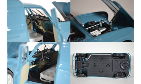 Renault 4 Edf-Gdf 1965 Light Blue голубой, масштабная модель, Norev, scale18