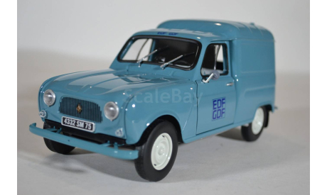 Renault 4 Edf-Gdf 1965 Light Blue голубой, масштабная модель, Norev, scale18
