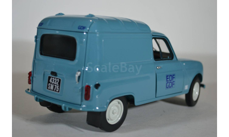 Renault 4 Edf-Gdf 1965 Light Blue голубой, масштабная модель, Norev, scale18