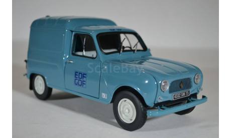 Renault 4 Edf-Gdf 1965 Light Blue голубой, масштабная модель, Norev, scale18