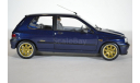 Renault Clio Williams 1993 Blue, масштабная модель, Norev, scale18