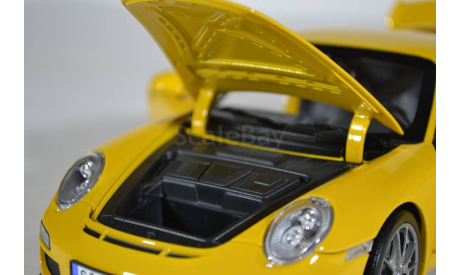 Porsche 911 GT3 (997 II) 2009 Speed Yellow (Norev 187560), масштабная модель, 1:18, 1/18