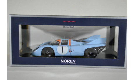 PORSCHE 917K #18 Le Mans Training OliverSiffertBell 1971, масштабная модель, Norev, scale18