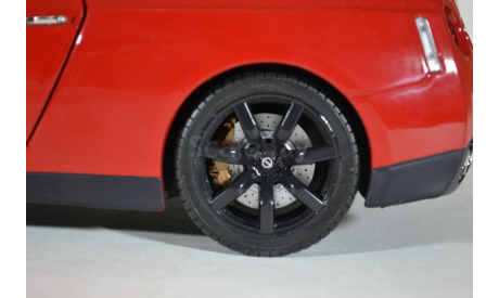 Nissan GT-R (R-35) 2008 красный, масштабная модель, Norev, 1:18, 1/18