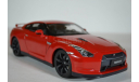 Nissan GT-R (R-35) 2008 красный, масштабная модель, Norev, scale18