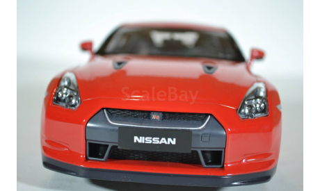 Nissan GT-R (R-35) 2008 красный, масштабная модель, Norev, 1:18, 1/18