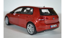 Volkswagen Golf VII (5-дверей) 2013 Sunset Red (красный), масштабная модель, Norev, scale18