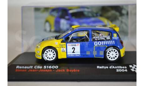 Renault Clio S1600 #2, масштабная модель, IXO/Altaya, 1:43, 1/43