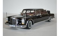 Mercedes-Benz 600 Landaulet (W100) 1966 черный, масштабная модель, Sunstar, scale18