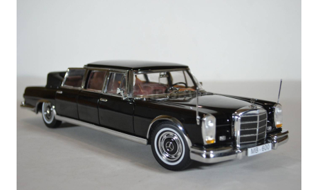 Mercedes-Benz 600 Landaulet (W100) 1966 черный, масштабная модель, Sunstar, scale18